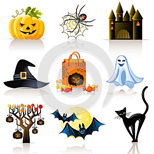 Halloween icons