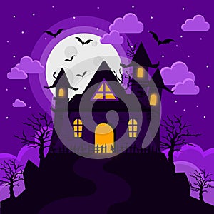 Halloween images castle strange tower