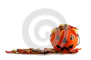 Halloween Jack o Lantern candy collector