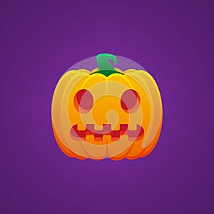 Halloween Jack O Lantern Pumpkin Expression Grimacing Emoticon