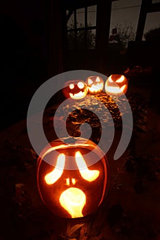 Halloween Jack-o-Lantern Pumpkins