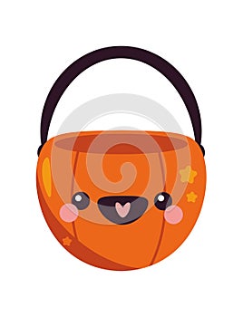 halloween kawaii pumpkin bucket