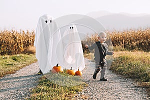 Halloween Kids Holidays Concept