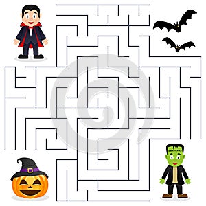 Halloween Maze - Dracula & Frankenstein