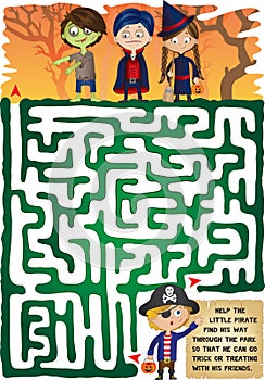 Halloween Maze for Kids