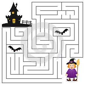 Halloween Maze - Witch and Haunted House