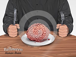Halloween Menu - Human Brain