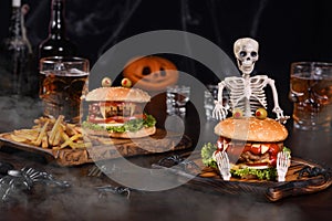 Halloween Monster Burger