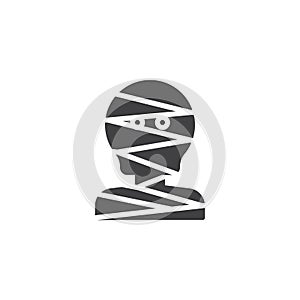 Halloween Mummy vector icon