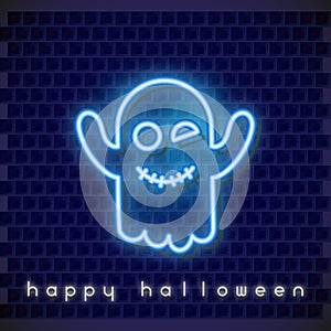 Halloween Neon Banner