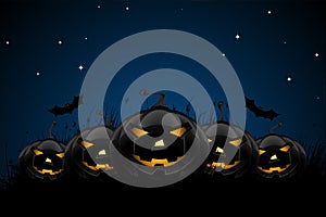 Halloween night background