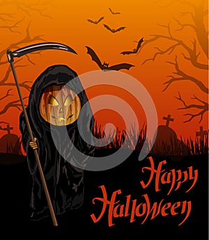 Halloween night background