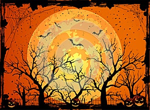 Halloween night background