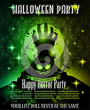 Halloween Night Event Flyer Party template