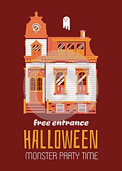 Halloween Night Party Invitation Card