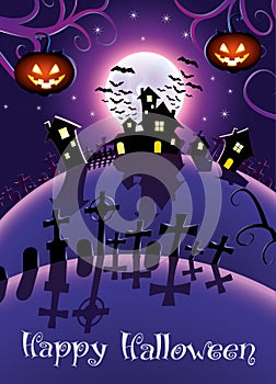 Halloween night poster