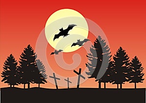 Halloween Night Scene