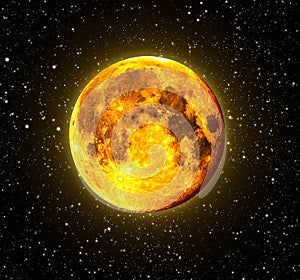 Naranja luna llena 