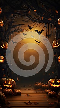 Halloween party background - Ravishing Raven Realm