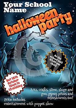 Halloween Party Flyer Poster