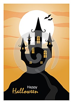 Halloween party flyer template