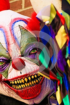 Halloween party horror clown