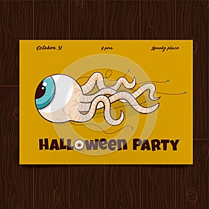 Halloween party poster