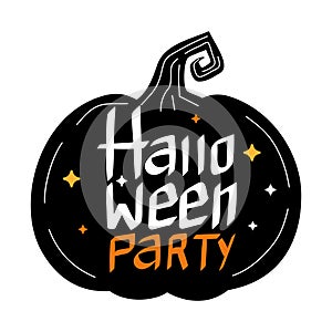 halloween party pumpkin banner