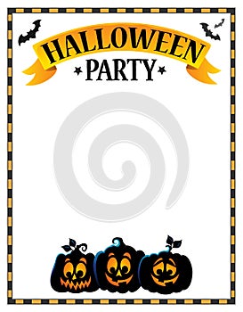 Halloween party sign theme image 3
