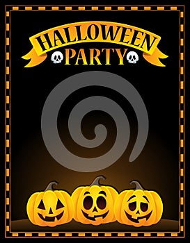 Halloween party sign topic image 1