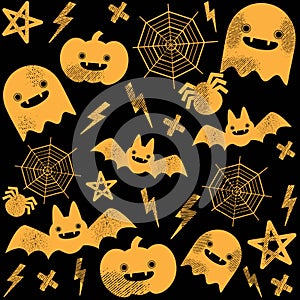 Halloween pattern