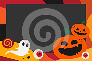 Halloween photo frame