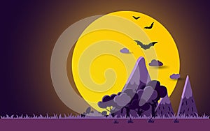 Halloween pumpkin abstract background.