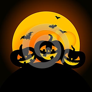 Halloween pumpkin design