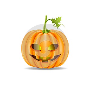 Halloween pumpkin head