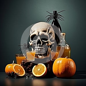 Halloween Pumpkin Jack-O\'-Lanterns Background
