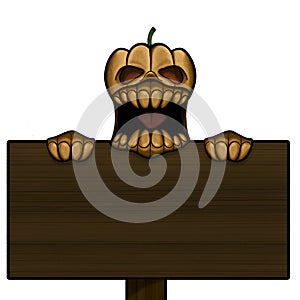 Halloween Pumpkin: Mr. Scary