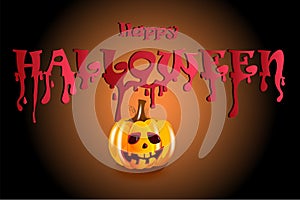 Halloween Pumpkin Party background card