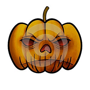 Halloween Pumpkin - Pumpkin Back