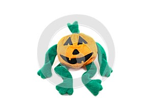 Halloween pumpkin rag doll