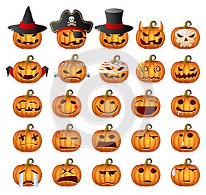 Halloween Pumpkin Set