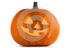 Halloween Pumpkin on white