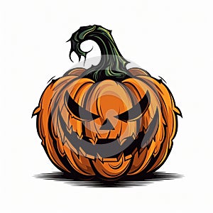 Halloween Pumpkin Window Decals Design Background