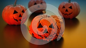Halloween Pumpkins Background