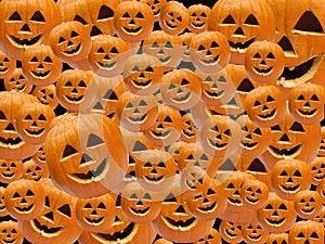 Halloween Pumpkins Background