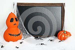 Halloween pumpkins with frame