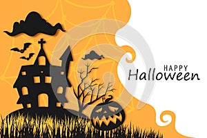 Halloween Sale concept with Halloween Ghost Balloons.Scary air balloons and `SALE` Text.