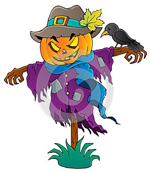 Halloween scarecrow theme image 1 photo