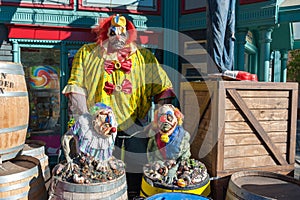 Halloween scary clowns