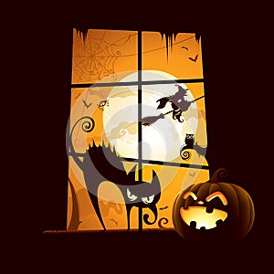 Halloween scene